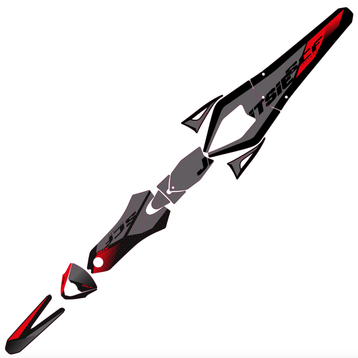 Jitsie Sticker Kit Stealth Scorpa SCT/SC-F 23-25 — Trials Superstore