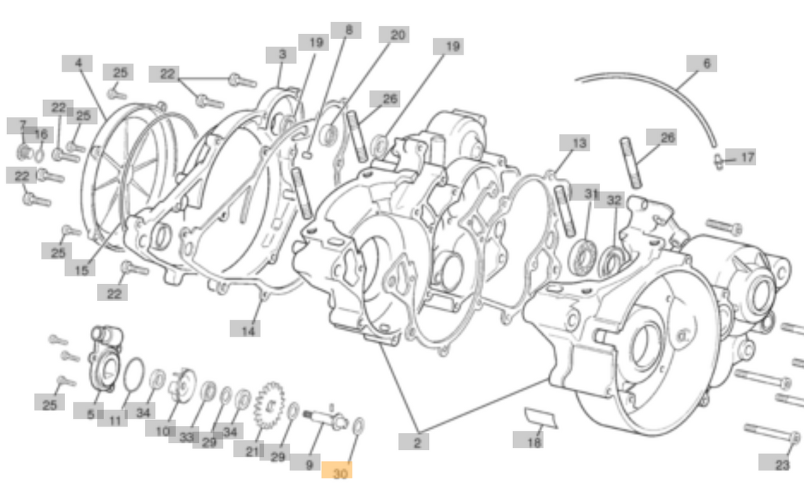 Sherco/Scorpa Washer M030