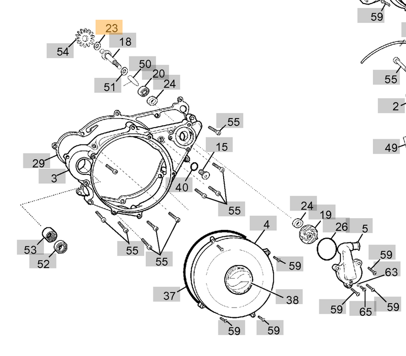 Sherco/Scorpa Washer M030