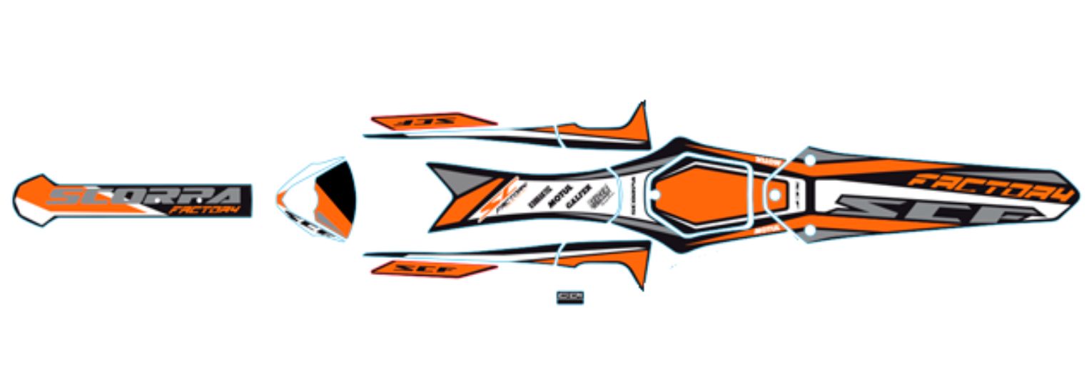 Scorpa Decal Kit 2019 Factory Upper Kit