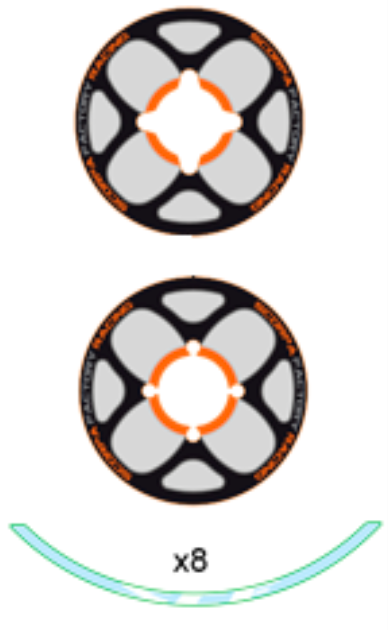 Scorpa Decal Kit 2019 Factory Sprocket & Rim