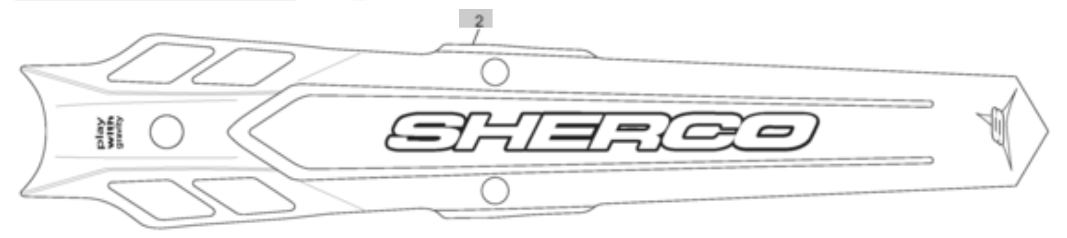 Sherco Decal Kit Mudguard 2010 (2836)