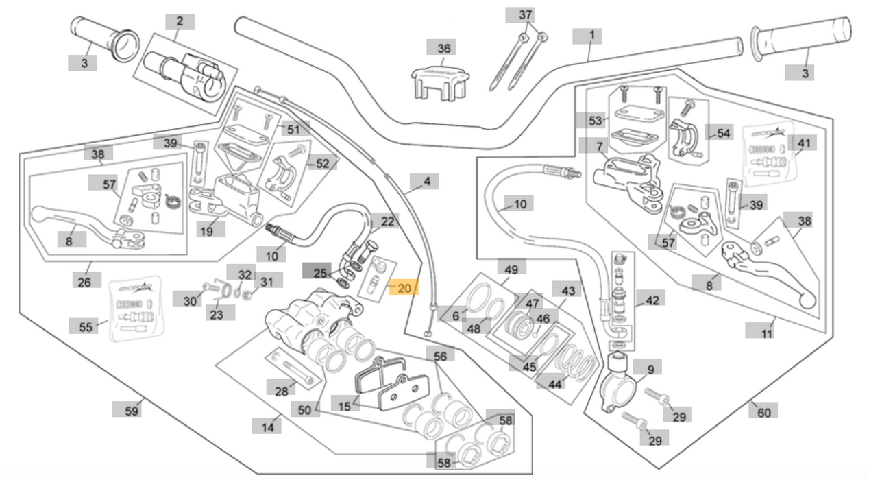 Sherco Bleeding Screw Kit (4666) Formula