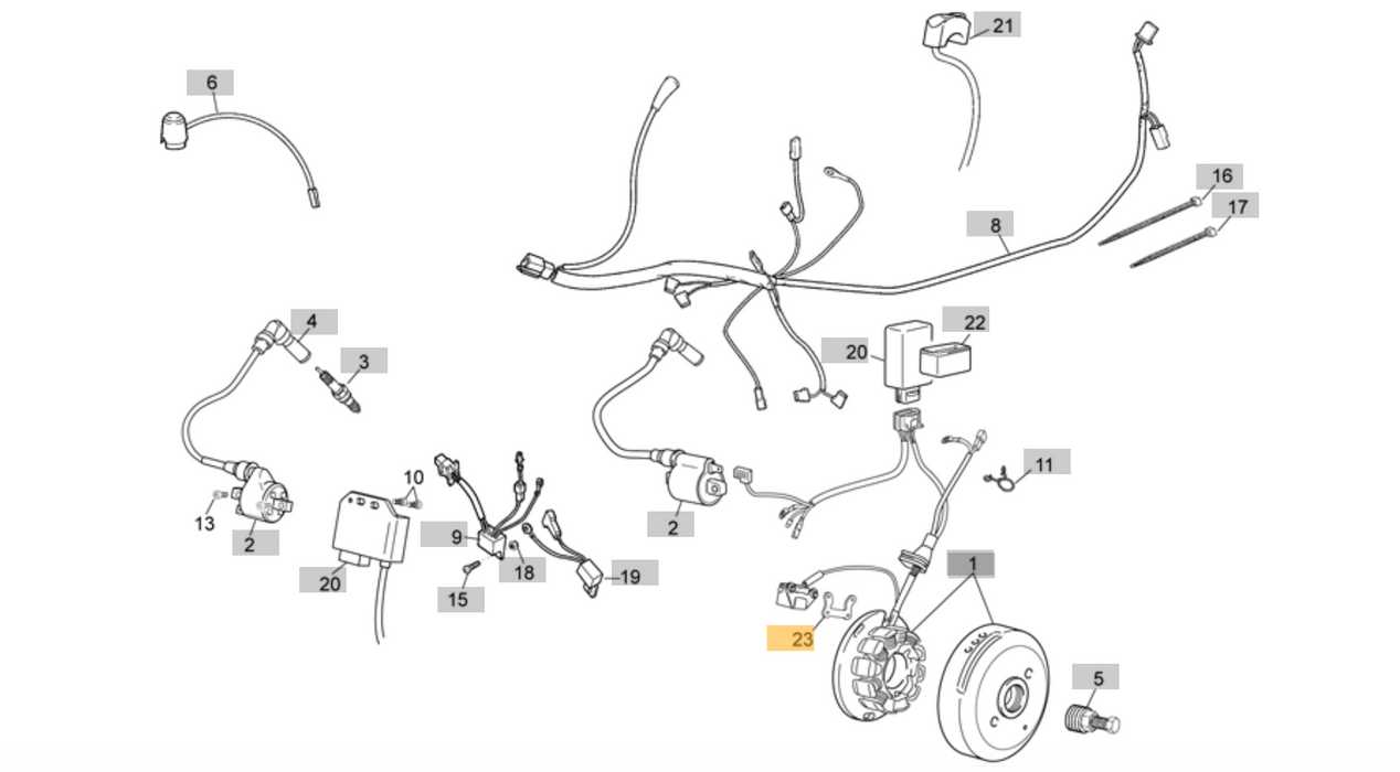 Sherco/Scorpa Support Pick-up 125 (4433)