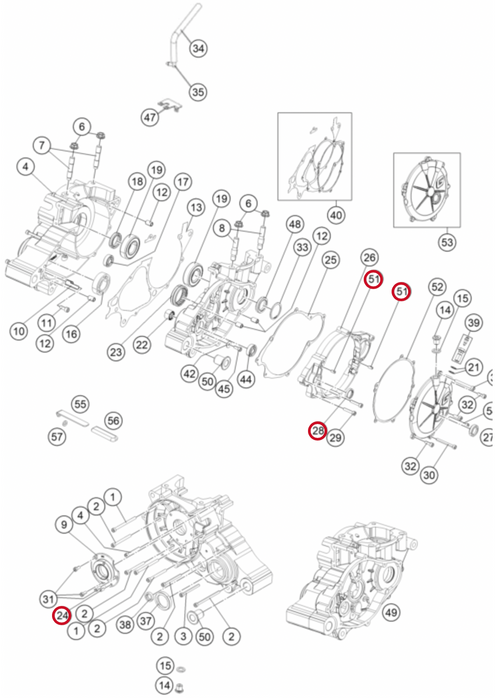 GasGas Clutch Cover Centering Pin