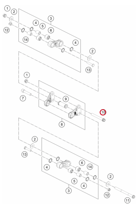 GasGas Linkage Bolt 09000010080U0S