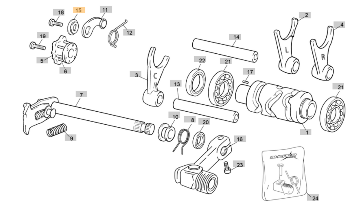 Sherco Index Lever Bushing M121