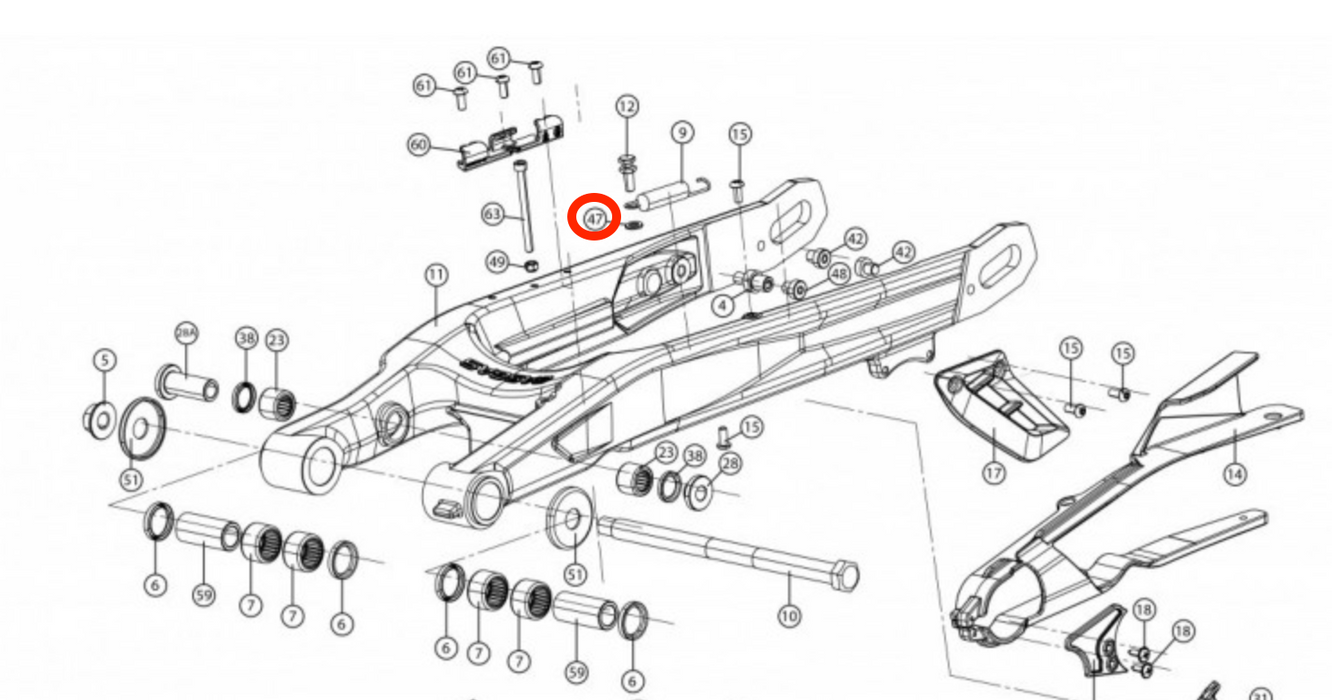 Chain Tensioner Spring Washer