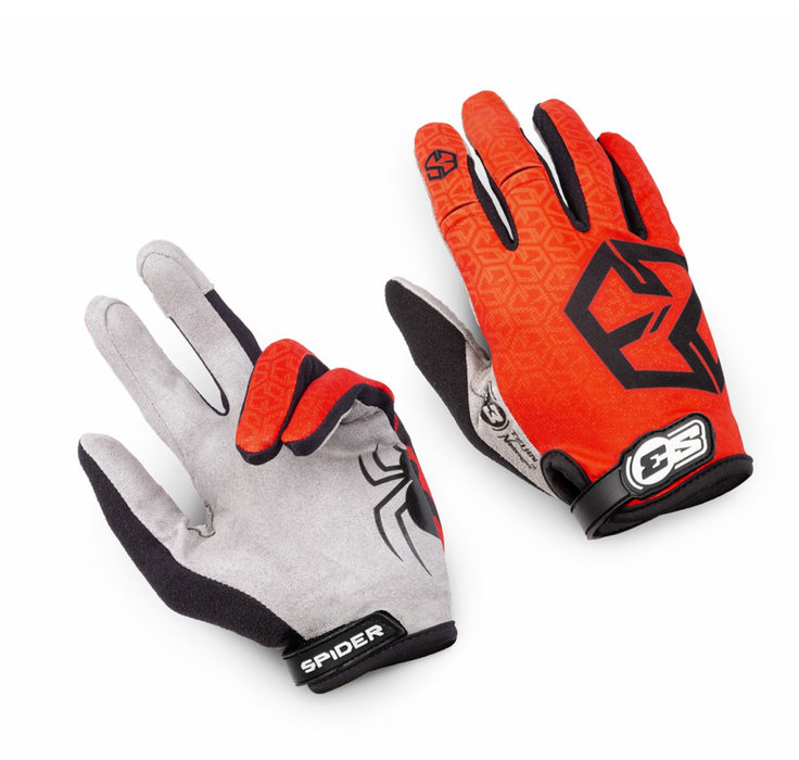 S3 Spider Gloves Red