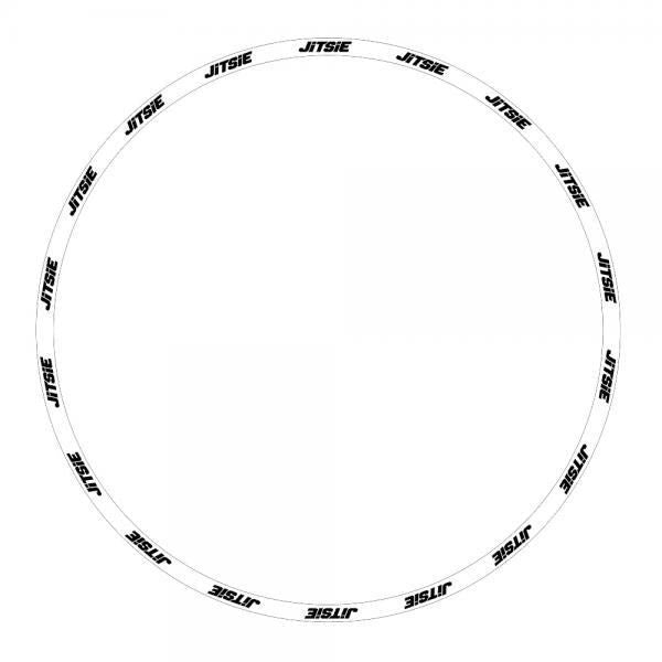 Custom Trials Rim Graphics Wheel Decal Kit Red Trials Beta GasGas TRS Rim — Trials Superstore