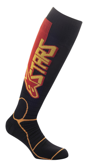 Alpinestars MX Pro Socks Black/Yellow/Tangerine