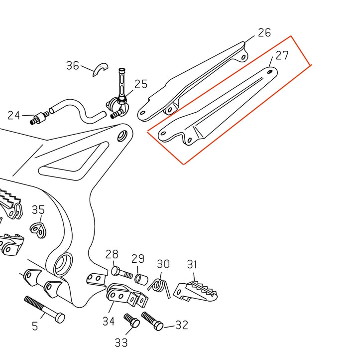 Beta Rev3 Air Box Support Left