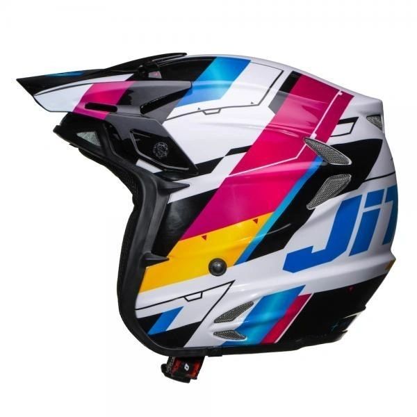 Jitsie HT2 Helmet Mach White