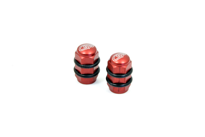 Tire Air Valve Cap CSP Red