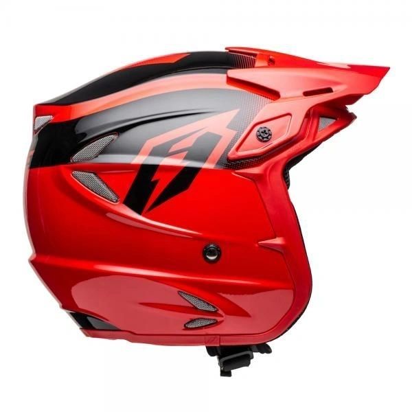 Jitsie HT2 Solid Helmet Red/Black