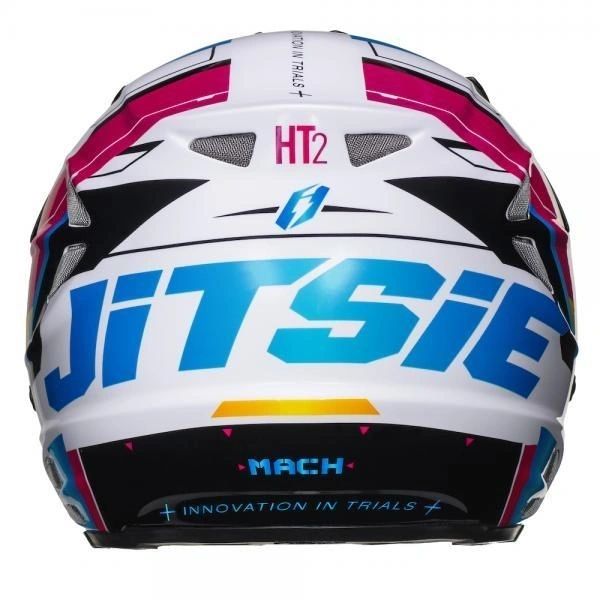 Jitsie HT2 Helmet Mach White