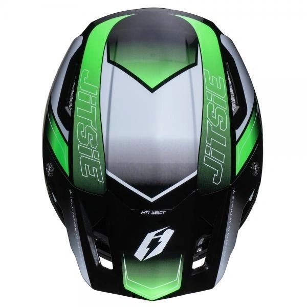 Jitsie HT1 Weft Helmet Green