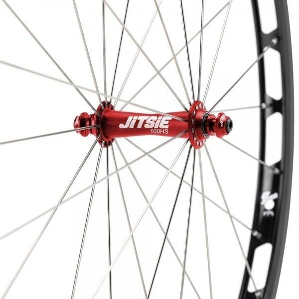 Jitsie 26" Complete Wheel 100 HS Front 10mm Bolt