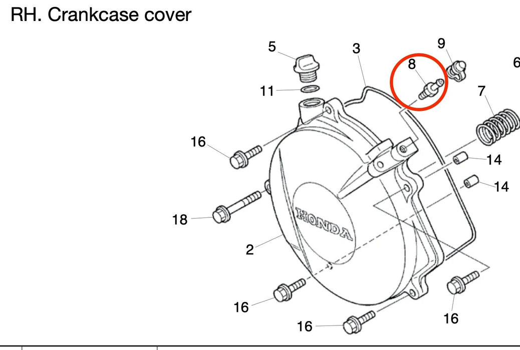 Montesa 4rt Clutch Slave Bleeder