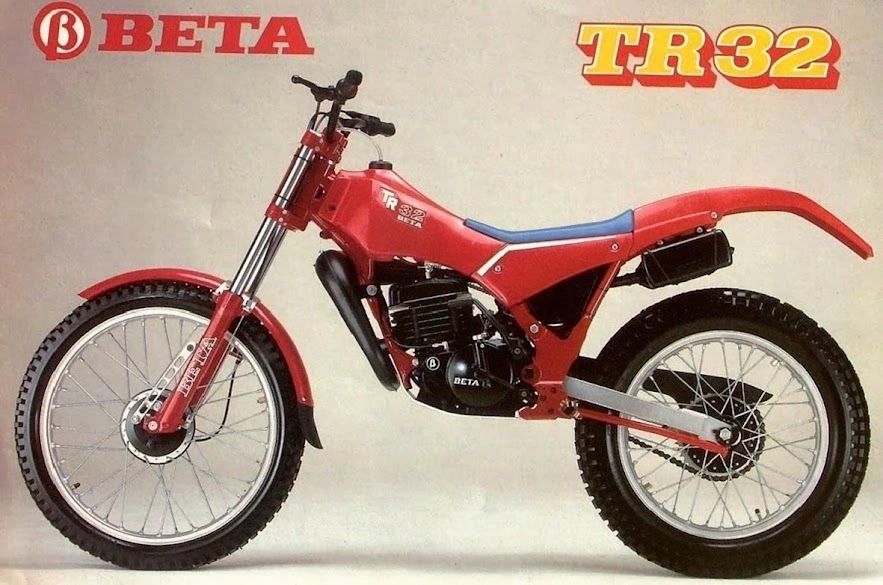 Beta TR32 Rear Fender Red TR33 TR34 Trials Motocycle Trials USA ...