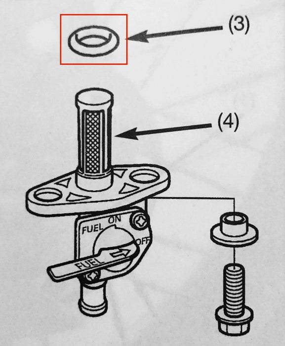 Montesa 315r Petcock O-Ring