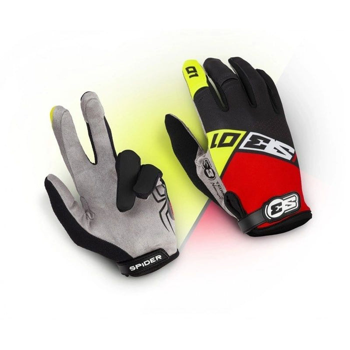 S3 Spider Gloves Black/Red