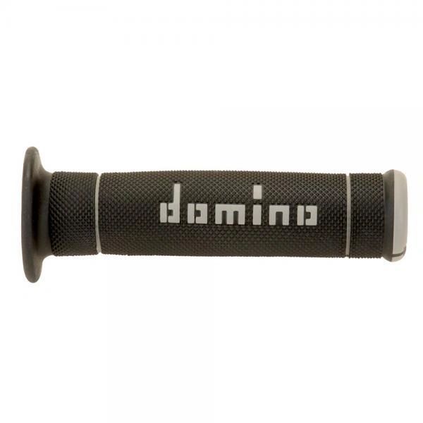 Grips Domino Bi-Polymer with Closed Ends Black/Grey