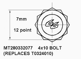 GasGas Clutch Pressure Plate Bolts