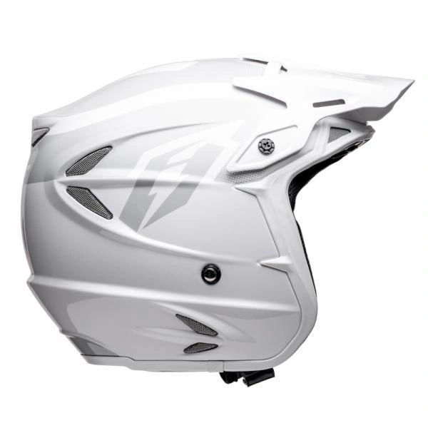 Jitsie HT2 Helmet Solid White/Grey