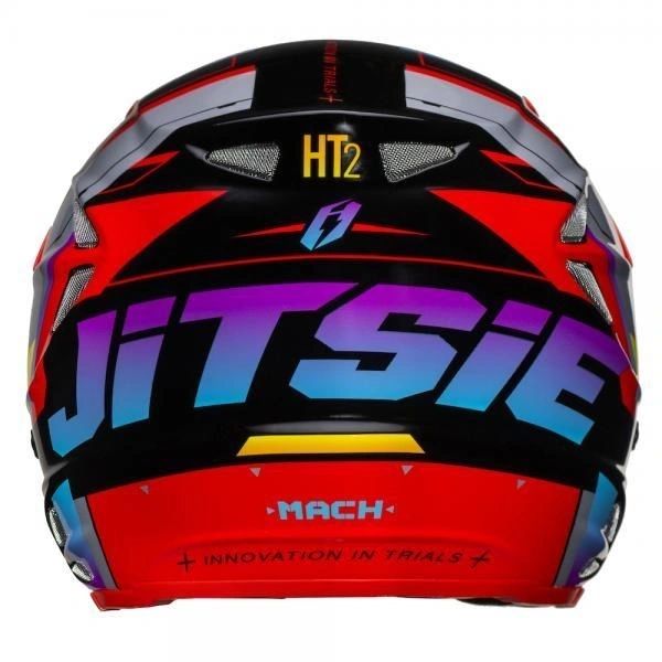 Jitsie HT2 Helmet Mach Red