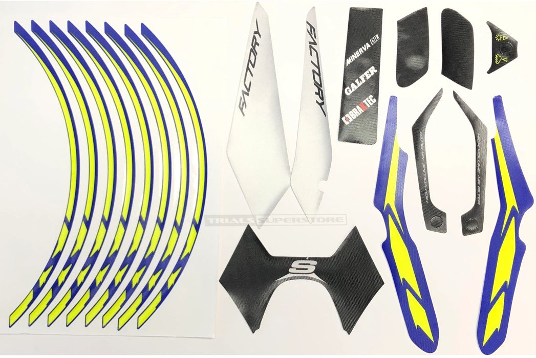 Sherco Decal Kit Misc 17 Factory