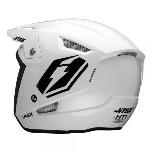 Jitsie HT1 Umix Helmet White/Black