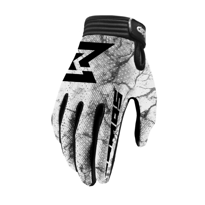 Comas Race Gloves White/Black