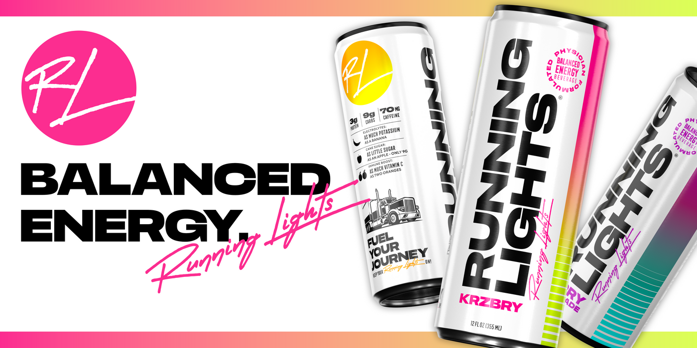 Running Lights Energy Drink 6 Pack