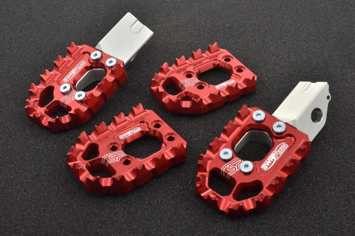 Footpegs CSP SwapPegs Kit Premium 0-12mm GasGas 23-25 BLACK